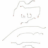 95-01 Jeep Cherokee Brake Line and Hose Kit No ABS Stainless Steel BLH94