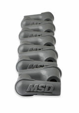 MSD spark plug wire set BOOTS-90-DEGREE-LOGO-SPARK-PLUG-GRAY-SILICONE-50EA-34514