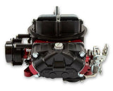 Quick Fuel Carburetor BR-67318; Street 650 cfm 4bbl Mechanical Black/Red aluminum LED
