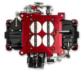 Quick Fuel Carburetor BR-67318; Street 650 cfm 4bbl Mechanical Black/Red aluminum LED