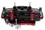 Quick Fuel BR-67332 850 CFM Race Carburetor Carb Red Black Double Pumper aluminum LED
