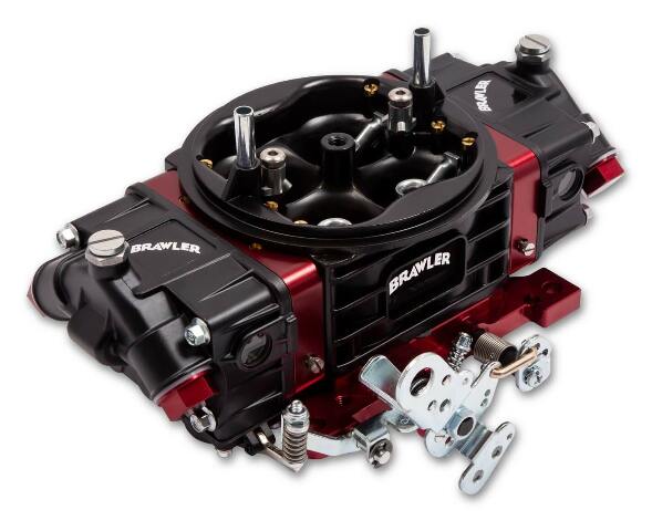Quick Fuel BR-67332 850 CFM Race Carburetor Carb Red Black Double Pumper aluminum LED