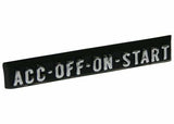 1969-1972 Chevrolet Blazer; Ignition Indicator BR10030