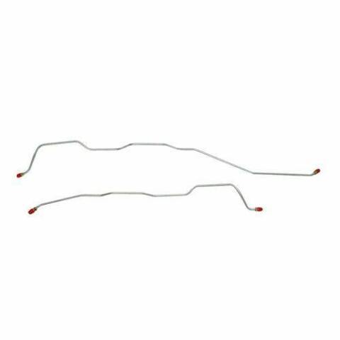 1958 Chevrolet Bel Air Rear Axle Brake Lines Stainless - BRA5801SS