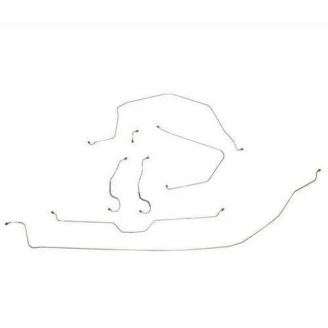 t Brake Line Kit For 65 Corvette with Power Brakes 3/16 Inch Intermediate Line Com Fine Lines