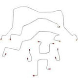 t Brake Line Kit For Dodge Ram 2500 98-01 4WD ShortBed ExtCab RWABS-CBK0048SS Fine Lines