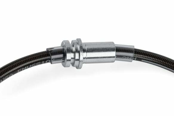 Fits 2015-20 A3 Quattro Audi Braided S/S Brake Lines Front set and VW stainless steel polished