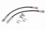 Fits 2015-19 Golf SportWagen Volkswagen S/S Brake Lines Rear set stainless steel polished