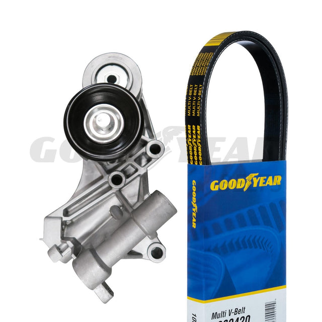 t Buick,Chevrolet,Pontiac, Serpentine Belt Drive Component Kit Goodyear 5012 Good Year Belts