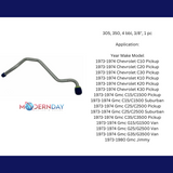 Fits 1973-1980 Chevrolet/GMC Truck Vacuum Line BVL400