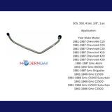Fits 1981-1987 Chevrolet/GMC Truck Vacuum Line BVL401
