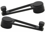 1987 Chevrolet Blazer; Billet Window Handle - Black - Pair BWH87BK