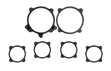 Moal Bomber 6-analog gauge Trim Bezel Set BZMA6GS