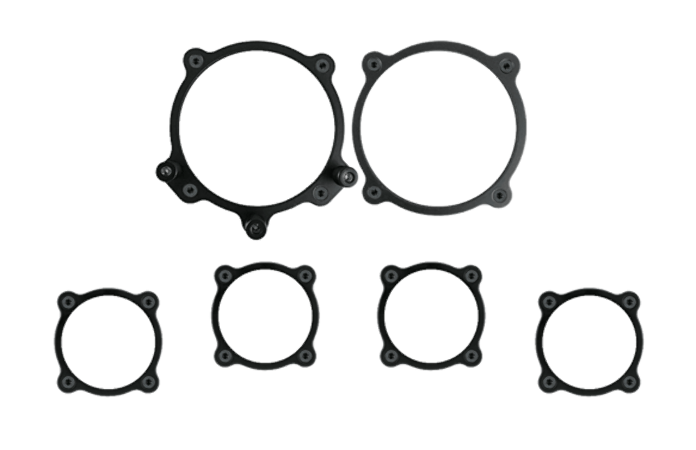t Moal Bomber 6-gauge Trim Bezel Set BZMA6GS Classic Instruments