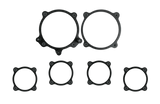 t Moal Bomber 6-gauge Trim Bezel Set BZMA6GS Classic Instruments