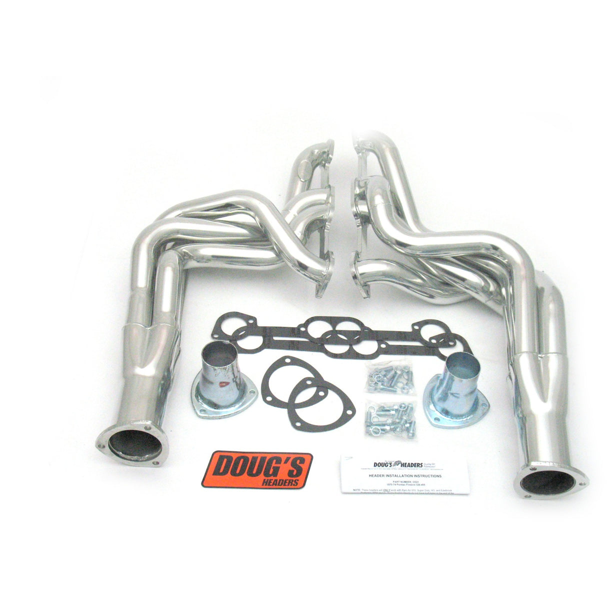 Long Tube Headers for 70-81 Firebird 455 W/HO/SD/Ram Air Heads only D523
