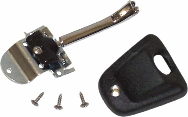 69-71 C/K Series Truck Inside Rearview Mirror Bracket-Deluxe-Black chrome C2007-69