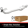 1989-1995 Toyota Pickup Direct-Fit Front Pipe Kit 107-0272 stainless steel