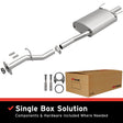 1997-1999 Acura CL Direct-Fit Muffler Kit 108-0100 aluminized steel