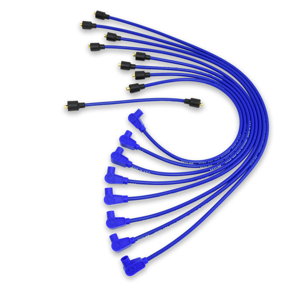 Spark Plug Wire Set Universal 10.4mm Silicone Spiro Pro 409 409 350 ohm/ft 79628