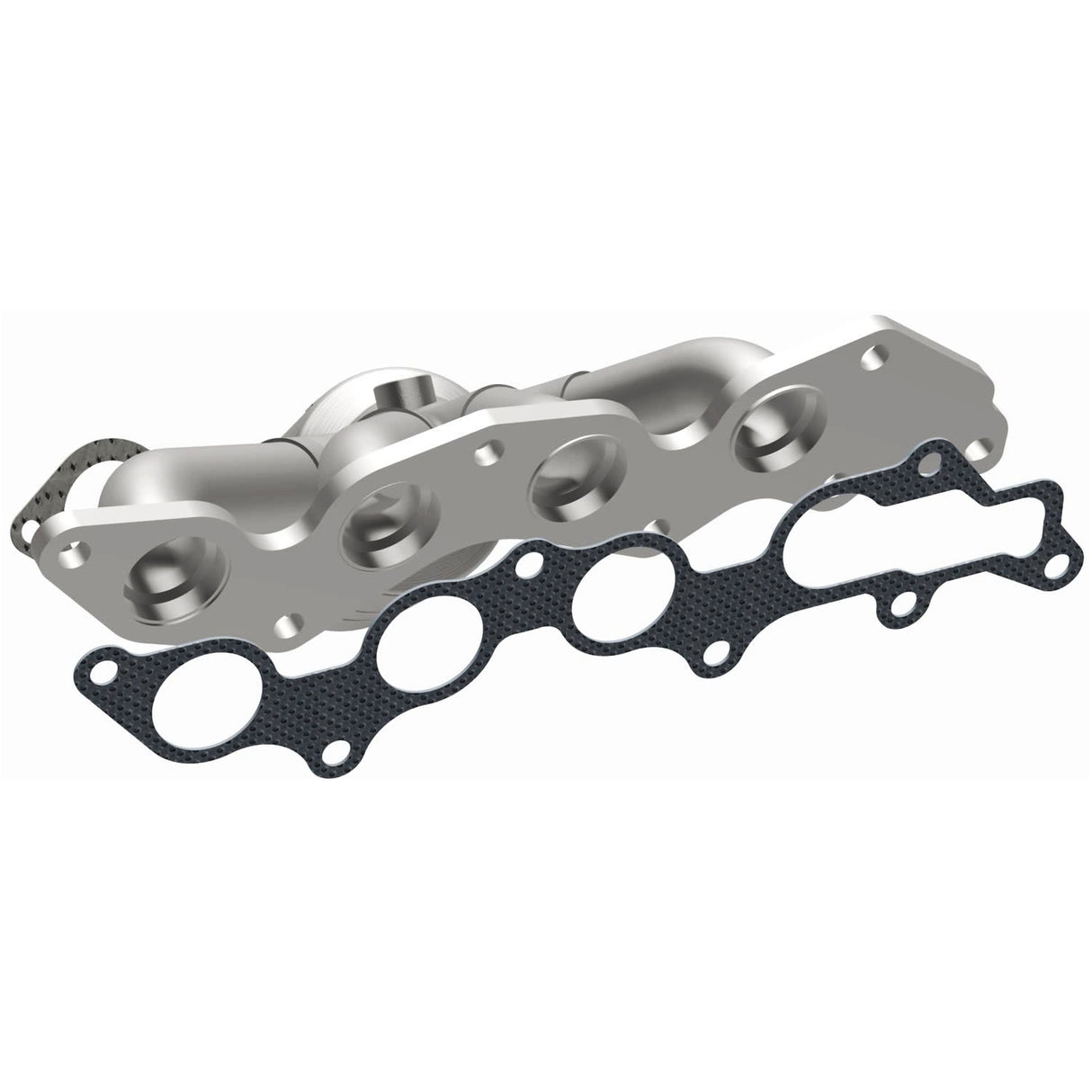 Catalytic Converter with Integrated Exhaust Manifold for HM Grade Federal / EPA Compliant Direct-Fit Manifold Catalytic