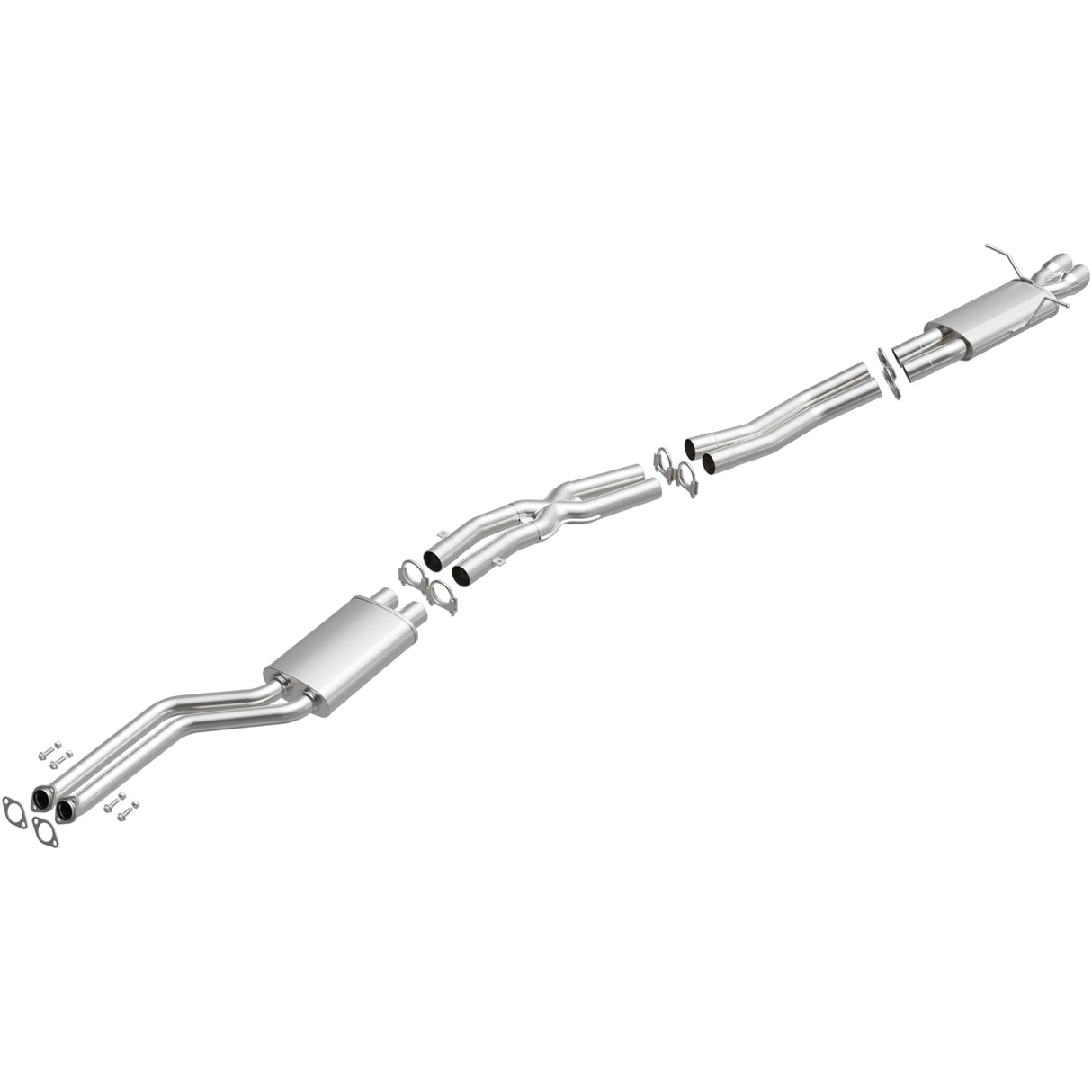 2001-2006 BMW 330Ci Direct-Fit Replacement Exhaust System 106-0909 aluminized steel