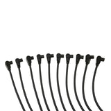 Spark Plug Wire Set Universal 8mm Silicone Spiro Pro 350 ohm/ft Black 72045