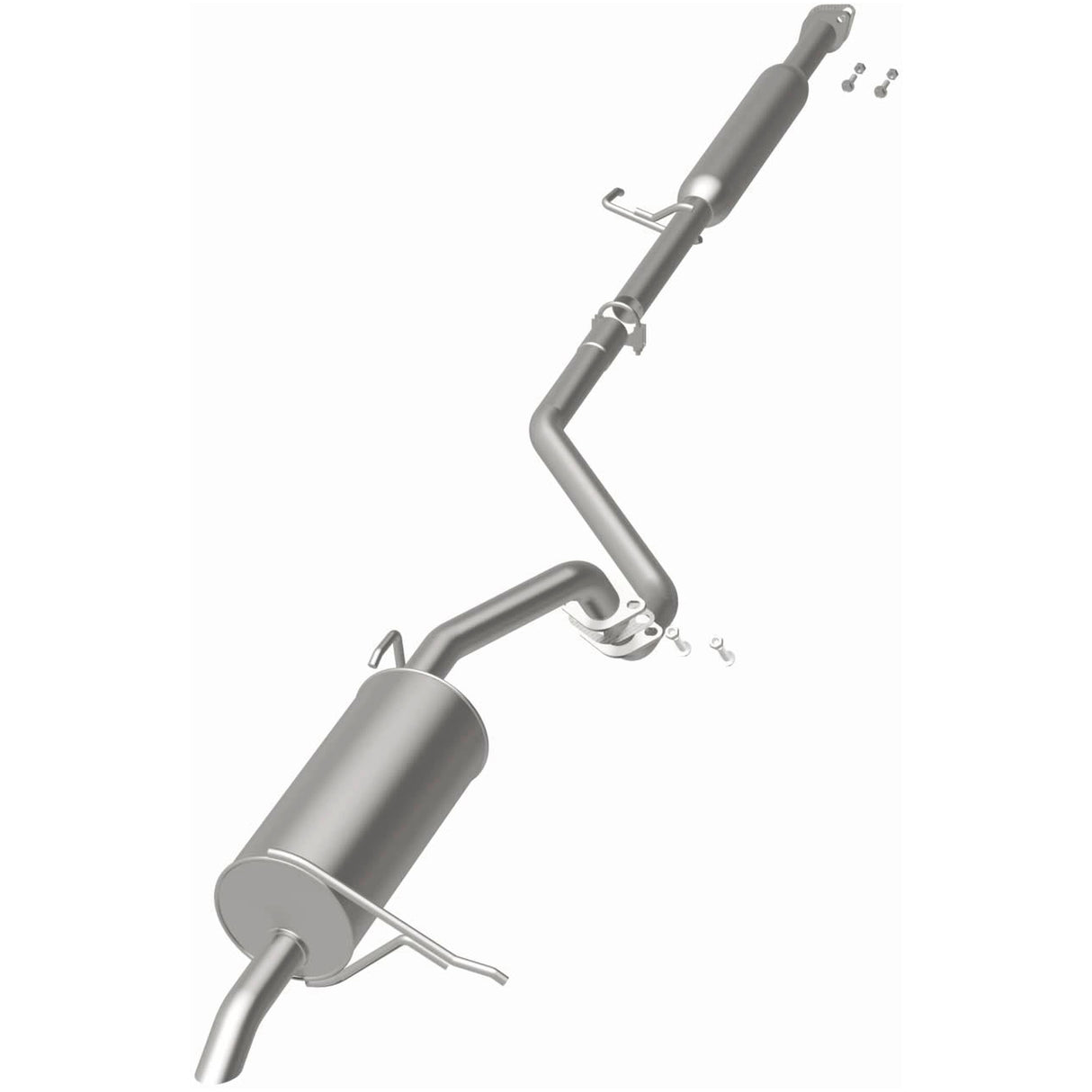 2011-2016 Hyundai Elantra Direct-Fit Replacement Exhaust System 106-0760 aluminized steel