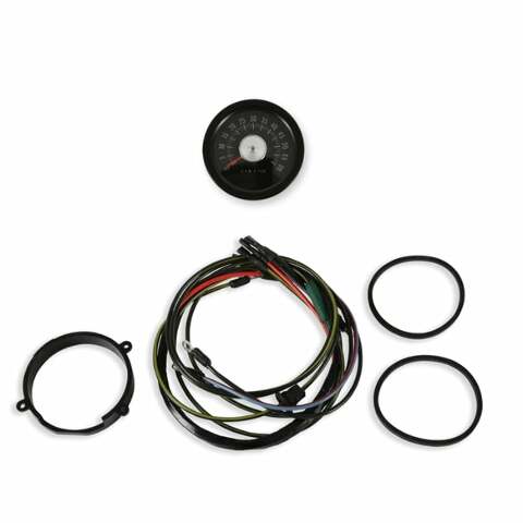 1967-1968 Ford Mustang In-Dash 6000 Rpm in-dash 8000 RPM tachometer factory style chrome C7ZZ-17360-6K Scott Drake