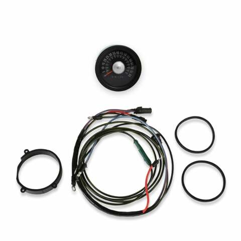 1967-1968 Ford Mustang In-Dash 8000 Rpm in-dash 8000 RPM tachometer factory style chrome C7ZZ-17360-8K Scott Drake