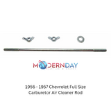 carburetor air cleaner rod fits 1956-1957 Chevy Full Size 4 bbl CACR05 Shafer's Classic Reproductions
