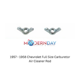 carburetor air cleaner rod fits 1957-1958 Chevy Full Size rolled thread 4 bbl CACR06 Shafer's Classic Reproductions