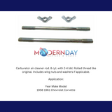 Fits 1958 - 1961 Chevrolet Corvette Carburetor Air Cleaner Rod CACR40