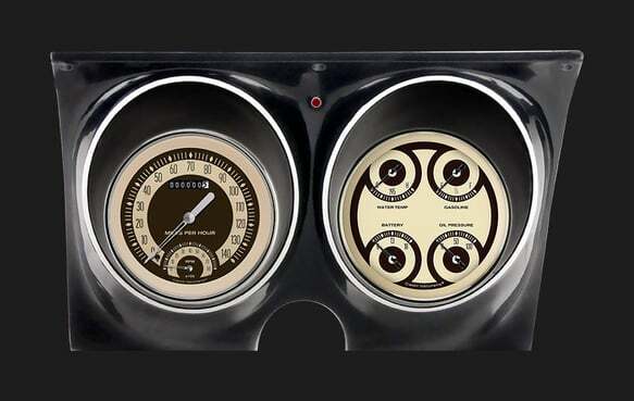 Nostalgia VT 1967-68 Camaro Package CAM67NT for 1967-1968 Camaro dash gauge cluster