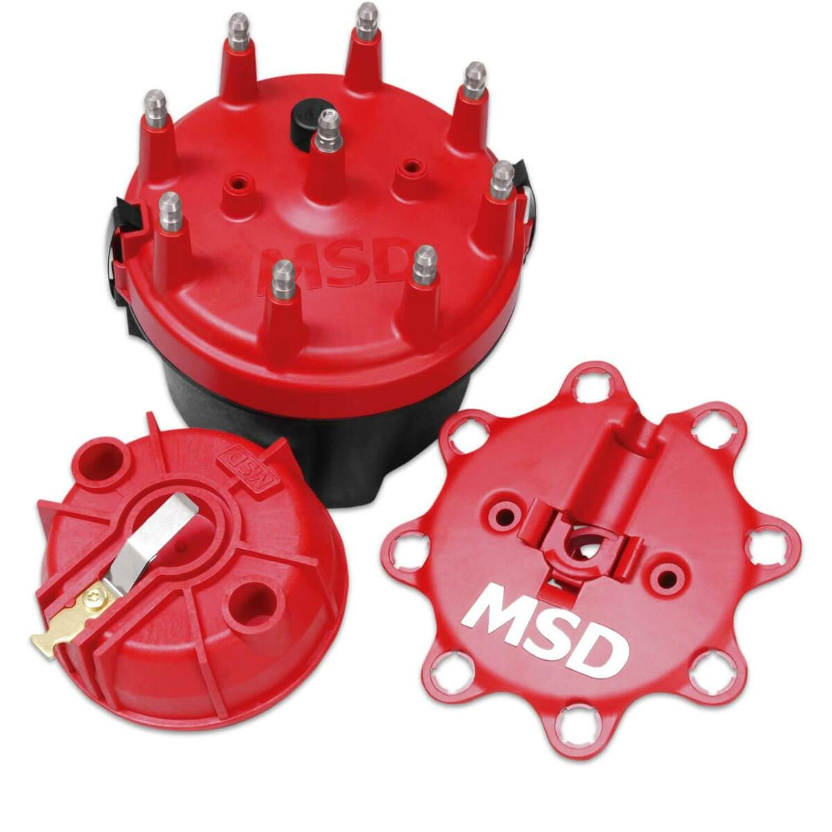MSD ignition distributor black red 8445