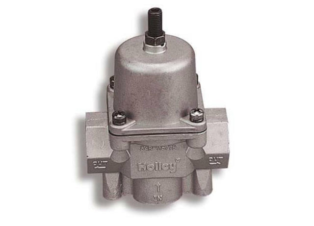 Holley Carbureted Fuel Pressure Regulator - 12-704 aluminum