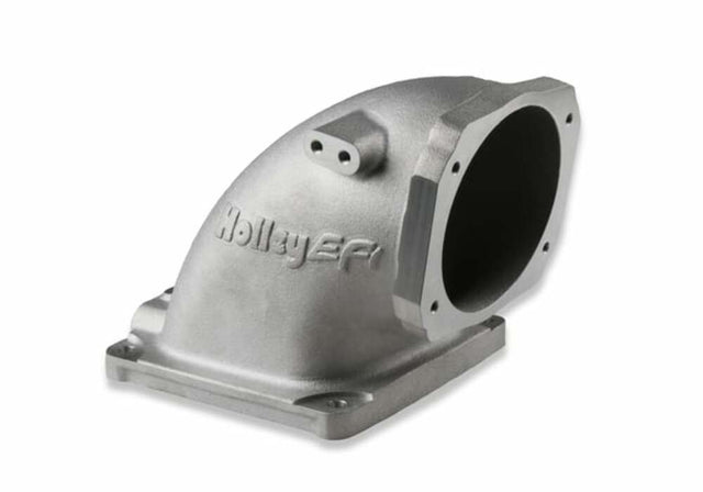 Holley EFI Cast Aluminum 4500 EFI Throttle Body Intake Elbow-LS - 300-248