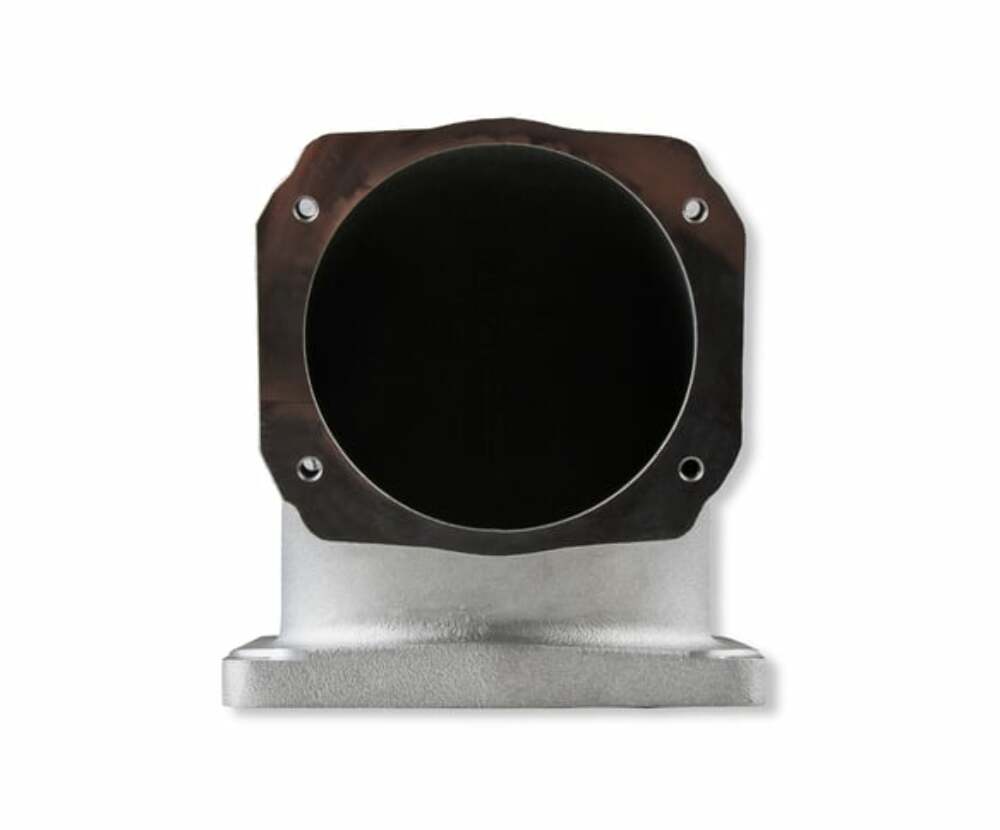 Holley EFI Cast Aluminum 4500 EFI Throttle Body Intake Elbow-LS - 300-248