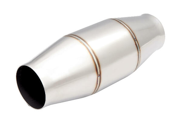 Metallic 3.5 Inlet (100 Cell); Race Use Catalytic Converter XForce CAT12-350(100)