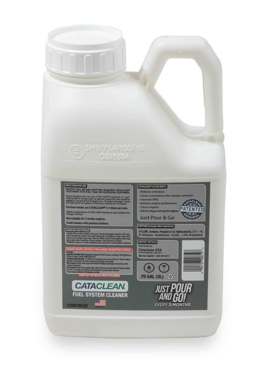 t Cataclean - Fuel and Exhaust System Cleaner - Gasoline 3L. Bulk pkg - 120018CAT Cataclean