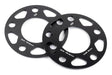 Spacers; 5x120 for 72.6mm CB for 5mm Thick D210-2035 BMW performance black aluminum