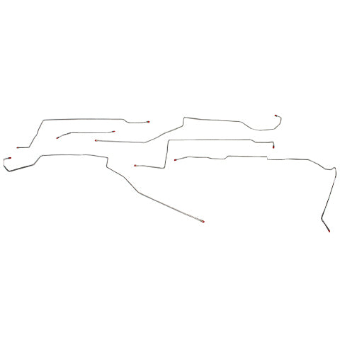 1996-1999 Buick LeSabre Complete Brake and Fuel Line Kit 3.8L Stainless Steel CBF0010SS