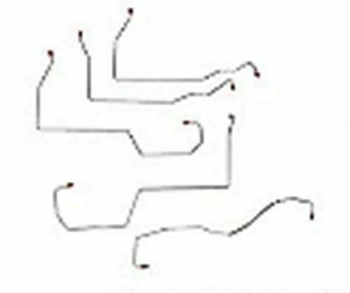 96-99 Buick Lesabre Brake & Fuel line Kit No Traction Control - CBF0010SS