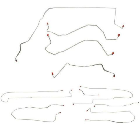 2000-2003 Buick LeSabre Complete Brake Line Kit AWABS 4W Disc Stainless CBK0001SS