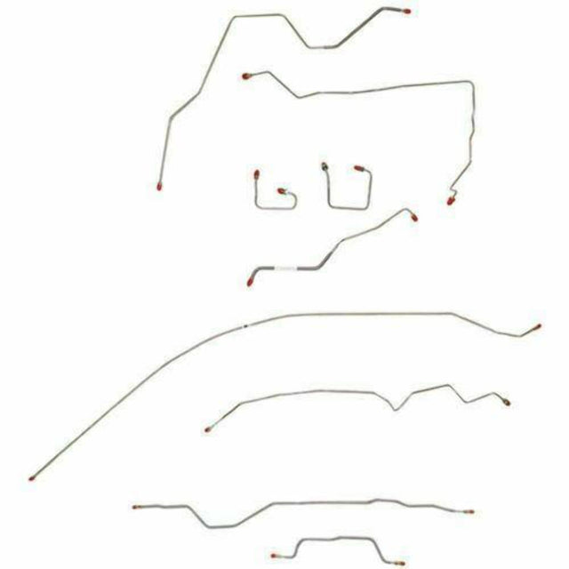 Complete Brake Line Kit for 1995-2001 Jeep Cherokee No ABS stainless steel