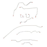 Complete Brake Line Kit for 1995-2001 Jeep Cherokee No ABS stainless steel