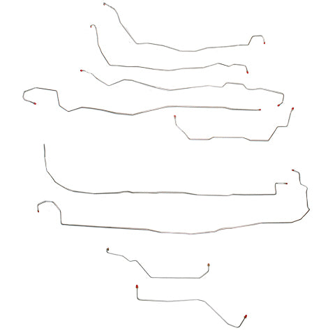 2003-2007 Hummer H2 Complete Brake Line Kit Steel CBK0003OM