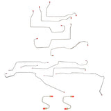 Complete Brake Line Kit for 1996-1999 Buick LeSabre ABS drum brakes stainless steel