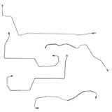 1996-99 Buick LeSabre Complete Brake Line Kit With Traction Control Stainless CBK0009SS