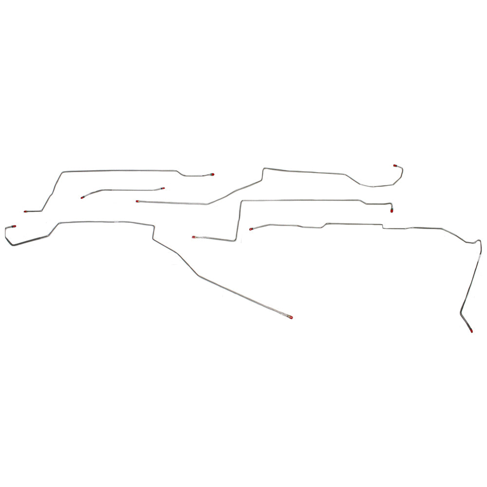 1996-99 Buick LeSabre Complete Brake Line Kit With Traction Control Stainless CBK0009SS